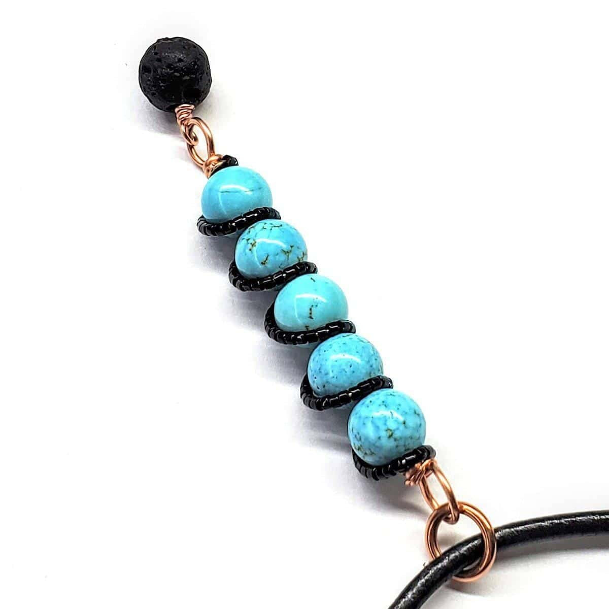 TerraSpiral Turquoise Pendant