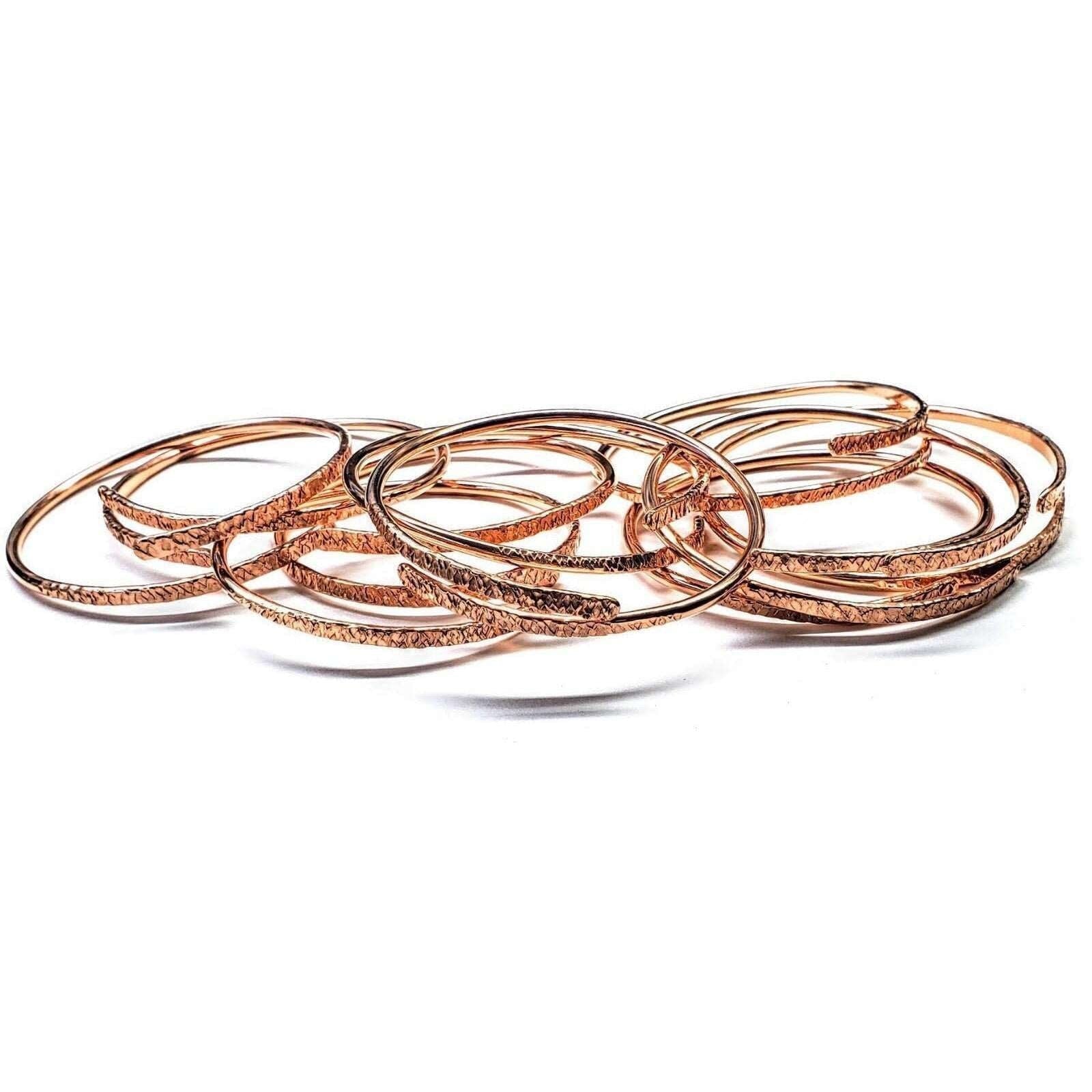 ForgedFlow Adjustable Copper Bangle