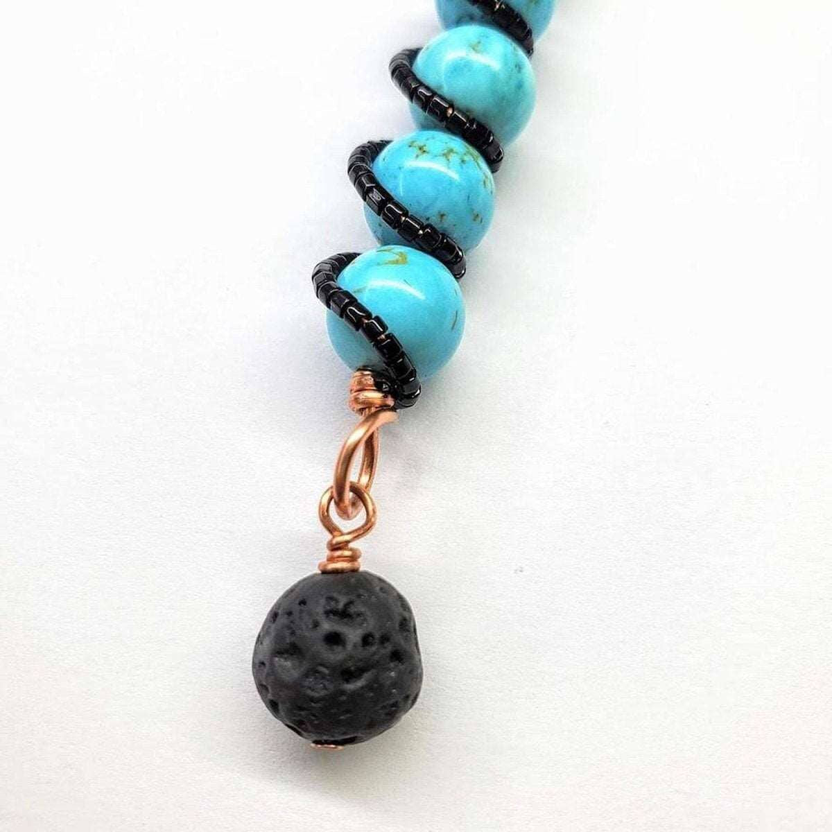 TerraSpiral Turquoise Pendant