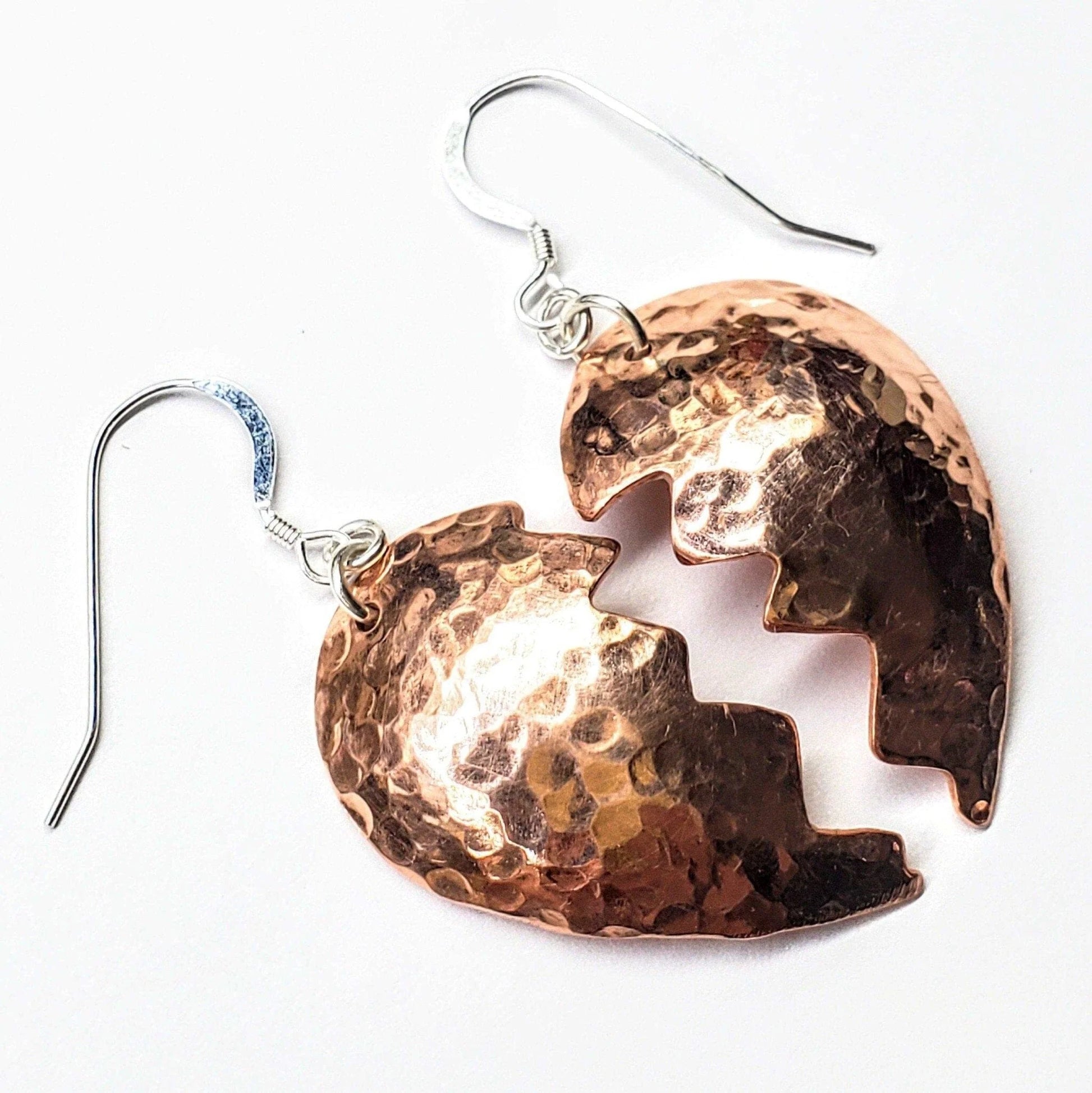 HeartHeal Sculpted Copper Earrings