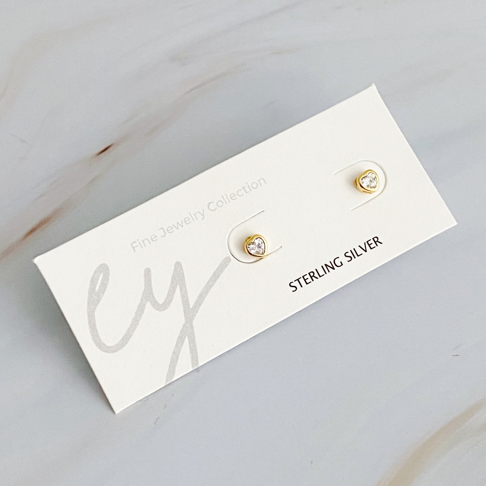 Minimalist Sterling Silver Tiny Shape Studs