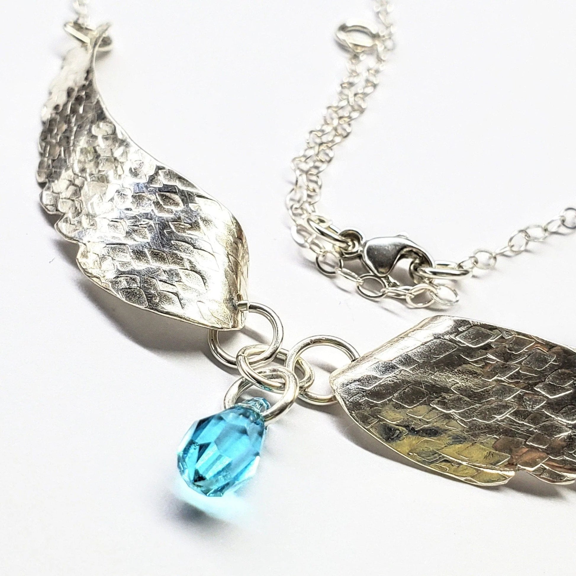 SeraphicSilver Angel Wings Necklace