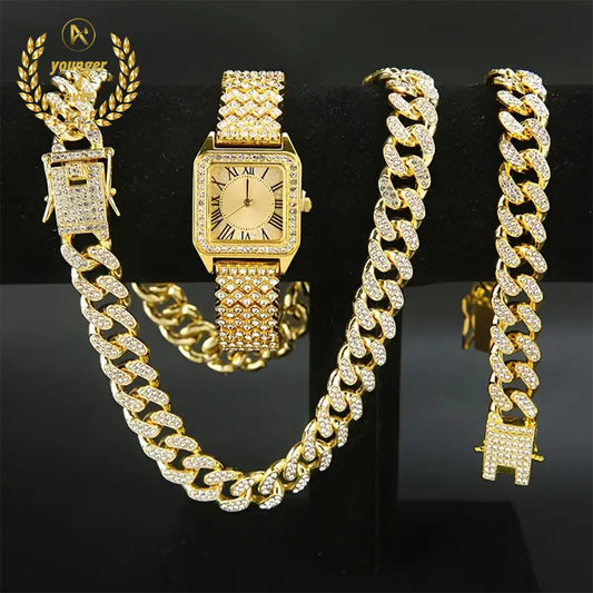 Mens Glamour Jewelry Set
