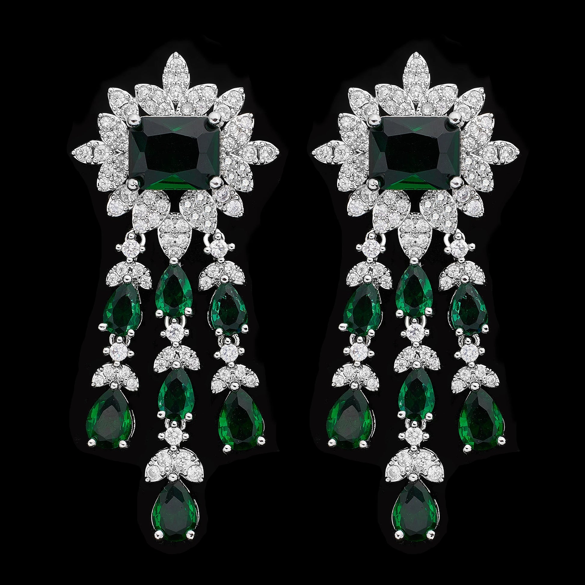 2024 New 4-Piece Bridal Wedding Set Cubic Zirconia Nigeria Africa Luxury Wedding Party Jewelry Set (048)