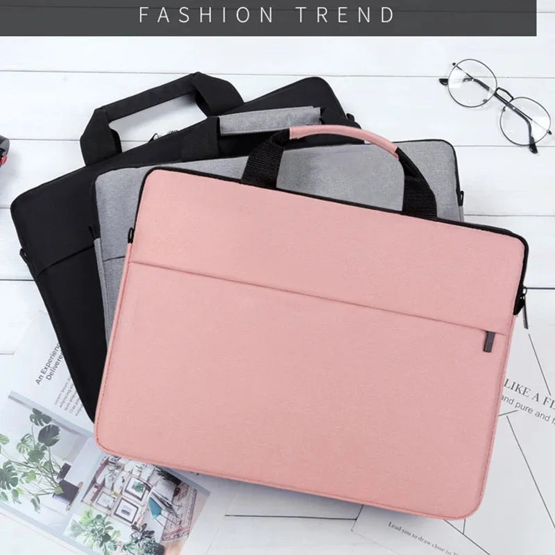 Laptop Bag Women 2025 13.3 14.1 15.6 17 Inch Office Notebook Sleeve Case Travel Computer Handbag Elegant Fashion Luxury (079)