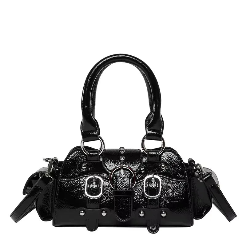 2025 New PU Square Shoulder & Crossbody Bags Solid Popularity Hot Trendy Stylish Design Y2K Style Handbags for Women Fashionable (033)