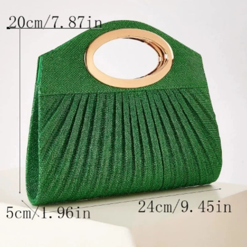 Fashion Elegant Clutch Bag New 2025 Hot Selling Chain Dinner Bag Bride Bridesmaid Lady Handbag Factory Outlet (039)