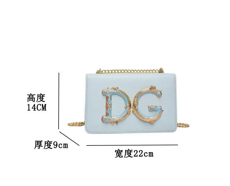 Versatile Fashion Student Crossbody Women 2025 Hot Selling Crossbody Bag D Western Style Chain Bag Princess Cross Shoulder Cute (056)