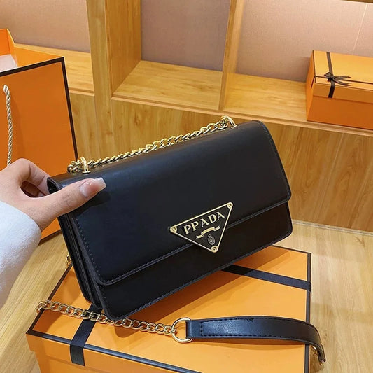 Bag Hot Selling Small Square Bag European and American Fashion 2025 Spring/Summer Single Shoulder Chain Bag Women'S Bag (059)