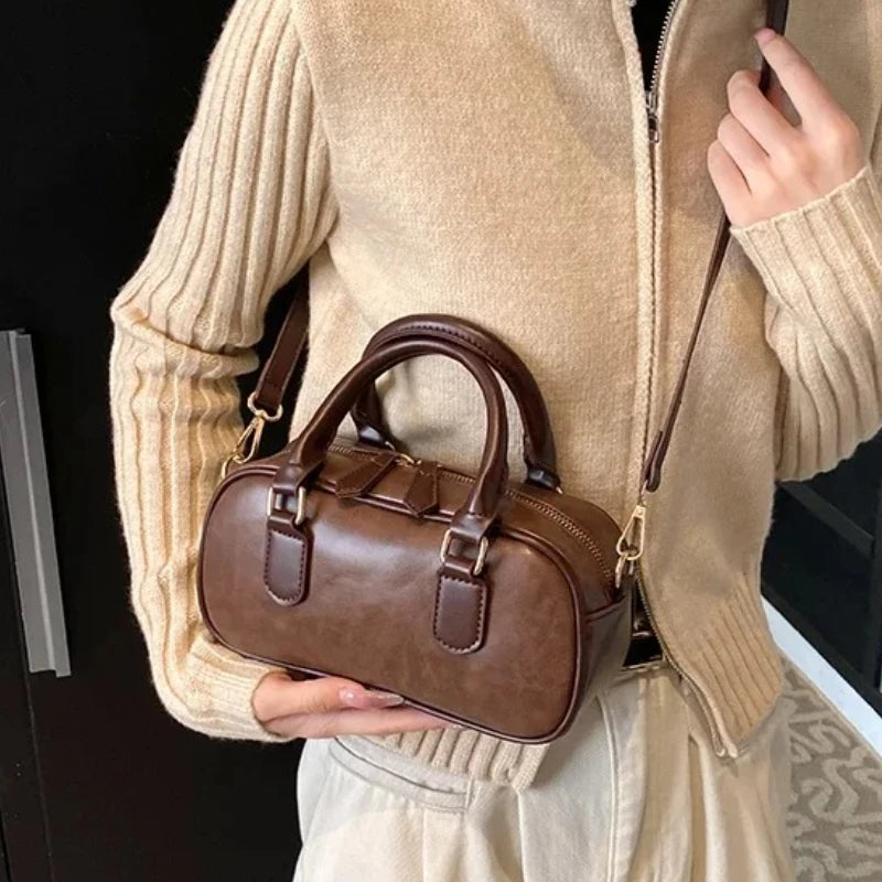 New Fashionable Classic Style Square Shoulder Crossbody Bags Solid Zipper Popularity Sense of Luxury Handbags for Women 2025 Hot (037)