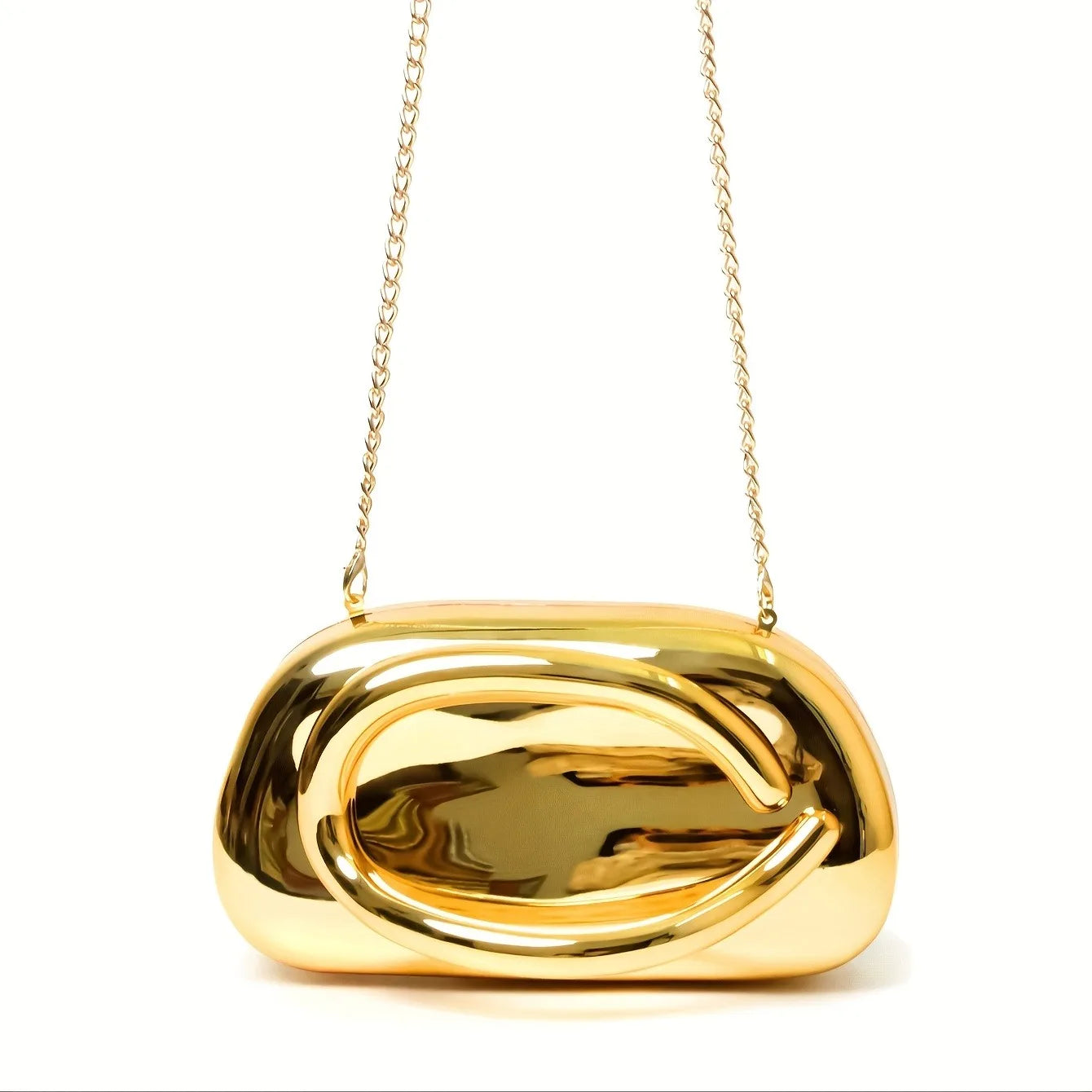 Gold Acrylic Metal Closure Box Clutch Bag Women Evening Wedding Party Cute Purse Bag Handbags Silver 2025 Spring New Fashion Ins (064)