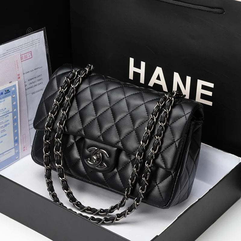 Underarm Chain Bag New Diamond Shoulder Bag Fashionable Versatile Women'S Bag Classic High-End Crossbody Bag (057)