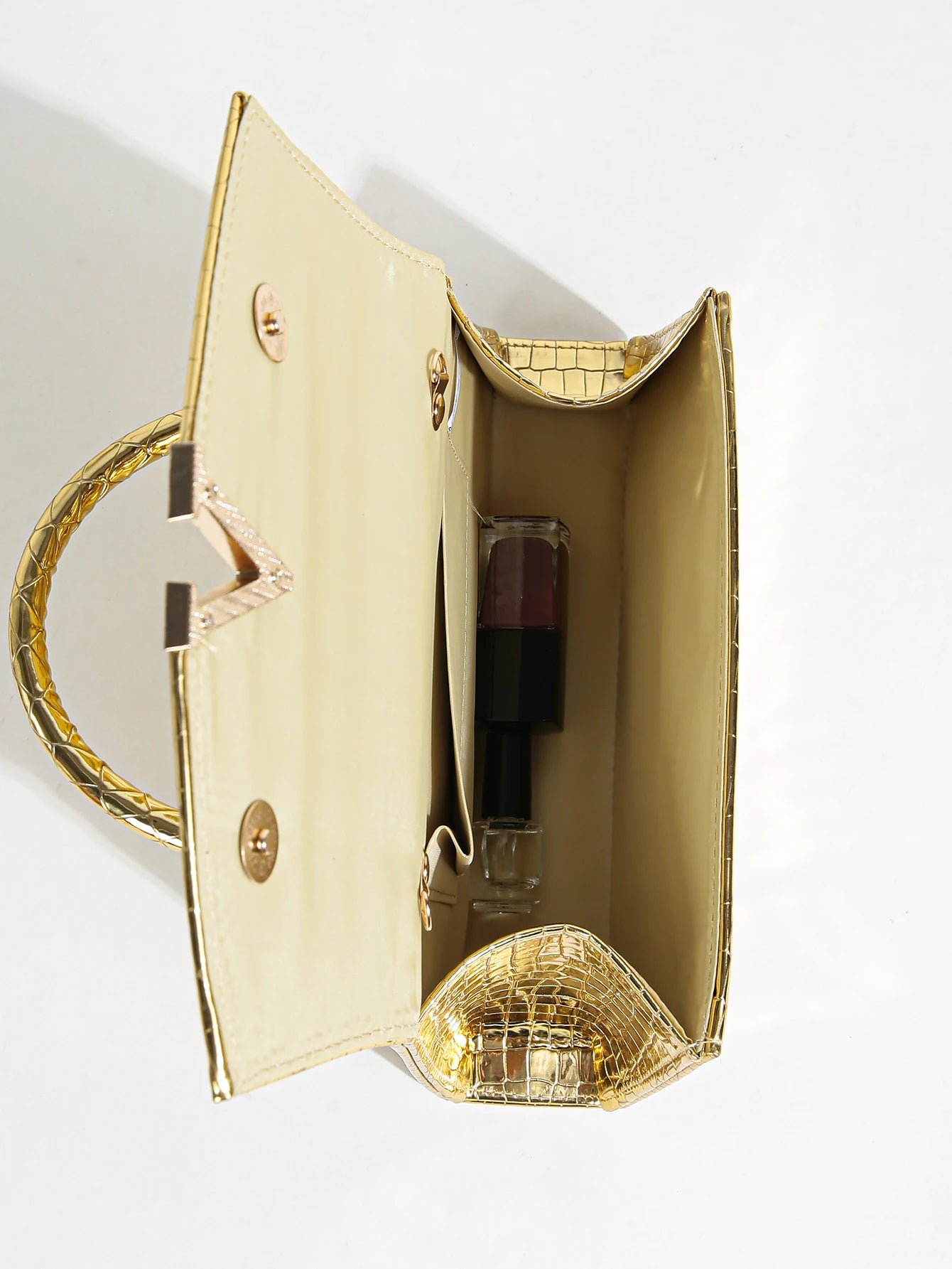 Women'S Solid Color Mini Square Satchel Evening Bag, Elegant Dinner Chain Bag for Women,Elegant,Exquisite Patent Square Evening (031)