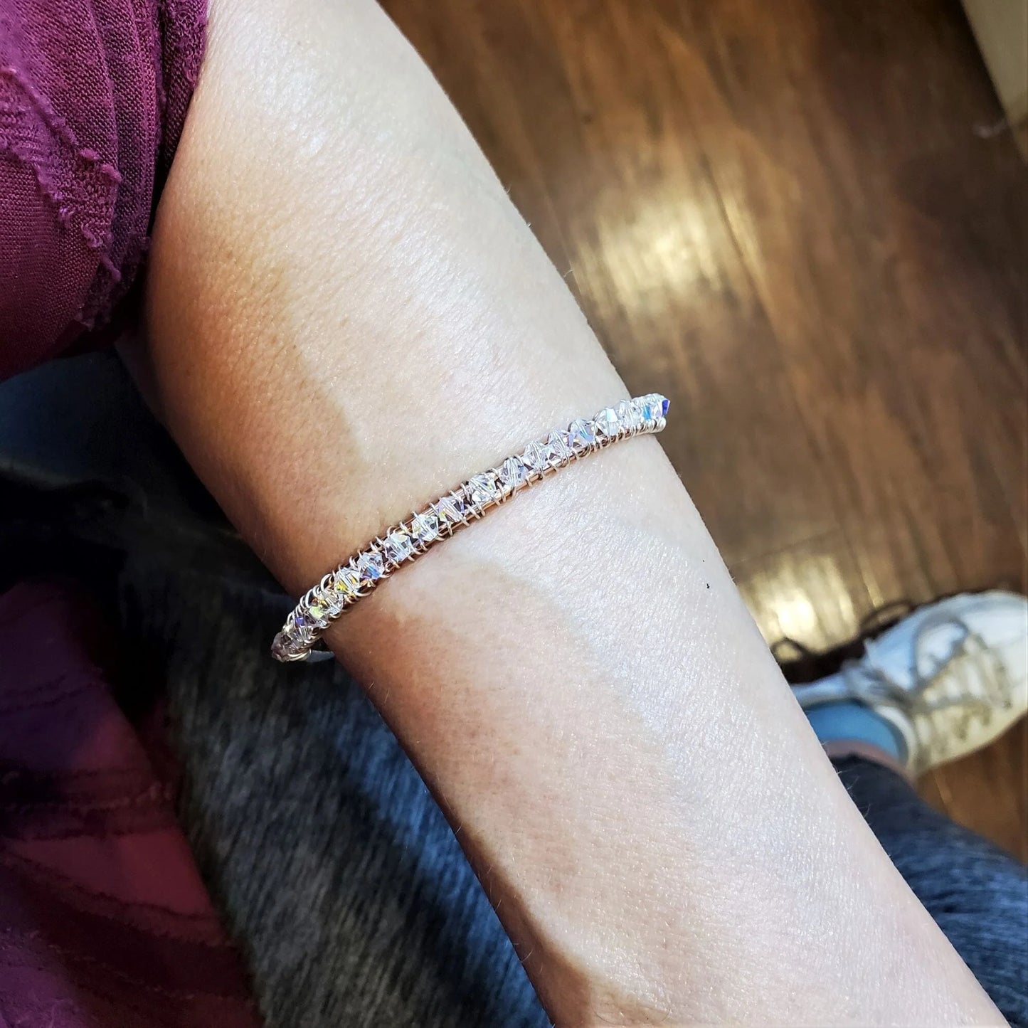 DualEssence Crystal Bangle