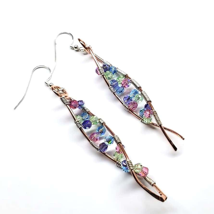 HelixGlow Crystal Earrings