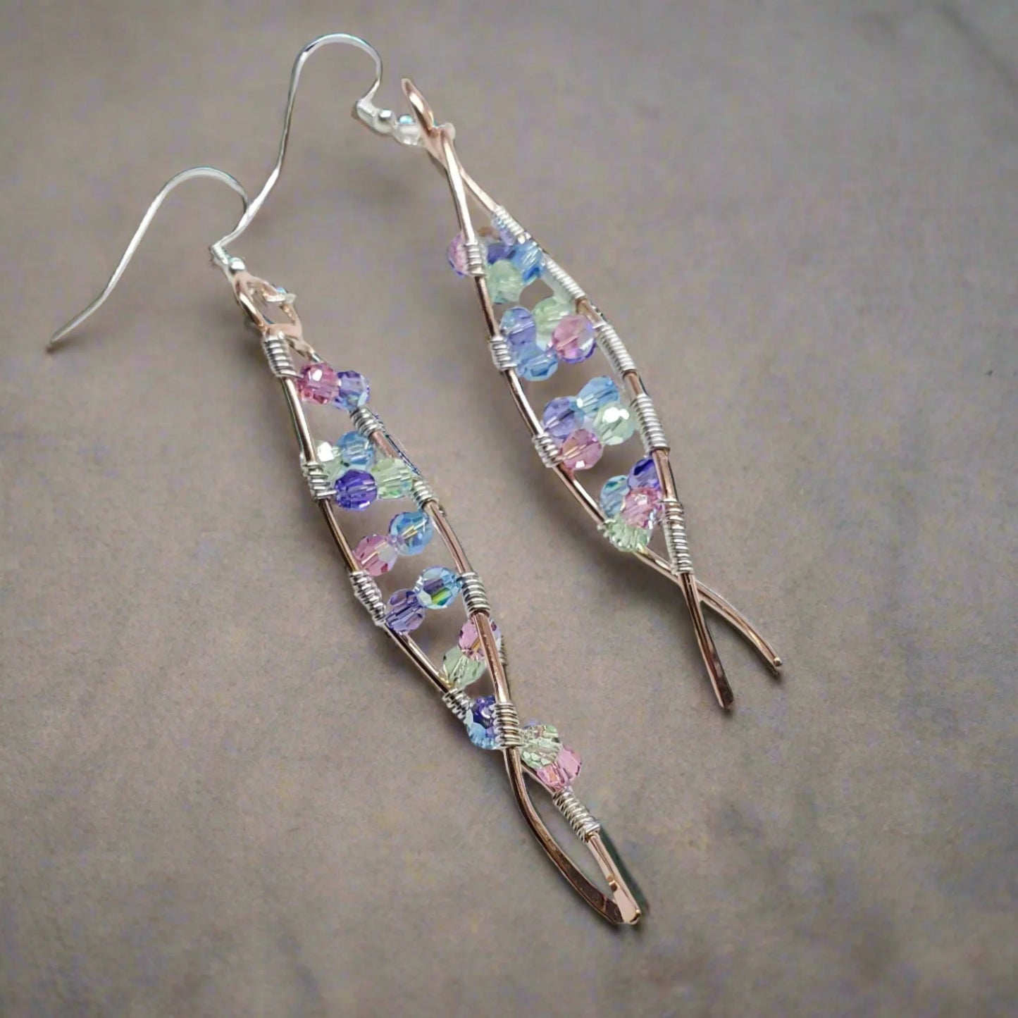 HelixGlow Crystal Earrings