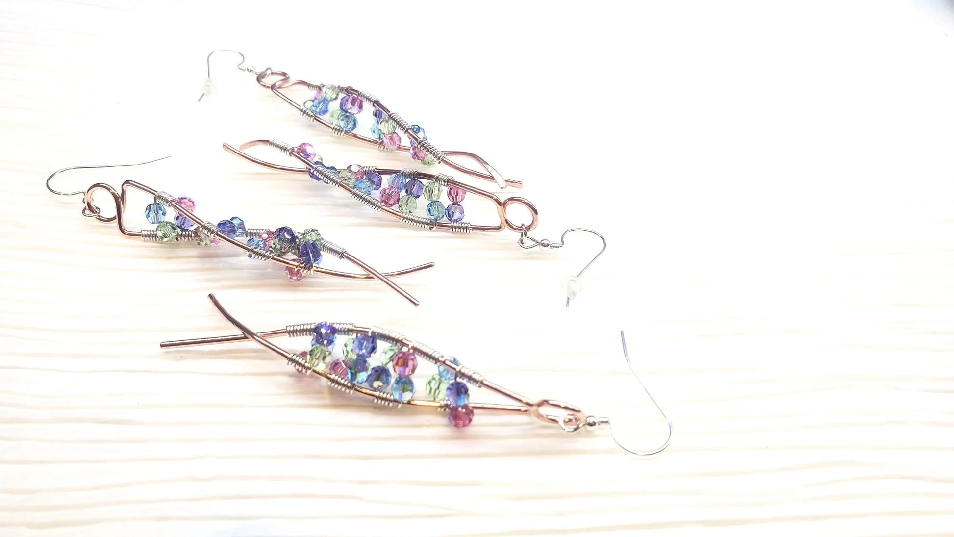 HelixGlow Crystal Earrings