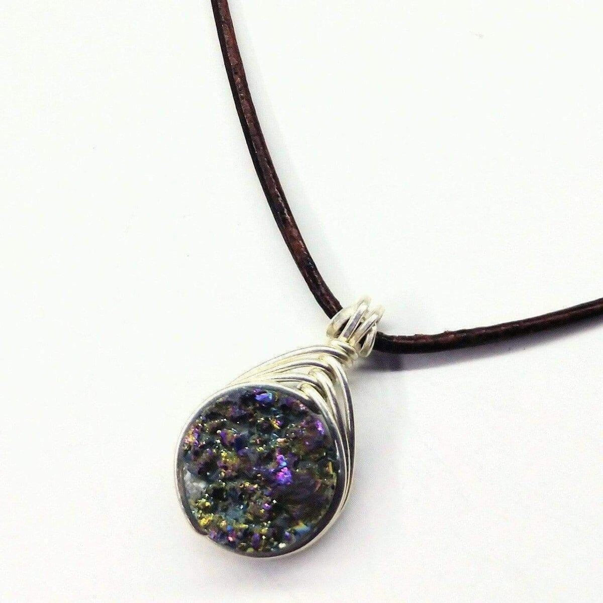 PrismGlow Druzy Necklace