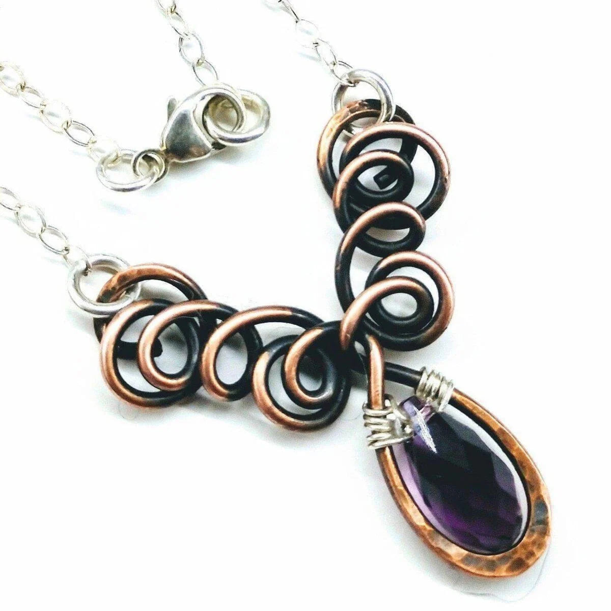 AmethystFusion Sculpted Necklace