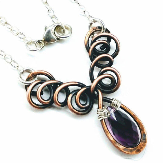 AmethystFusion Sculpted Necklace