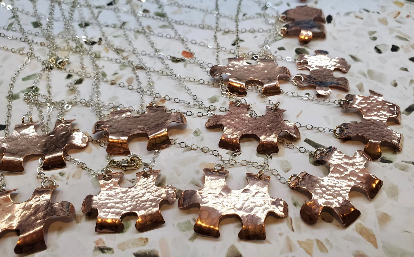 UnityLink Copper Puzzle Necklace