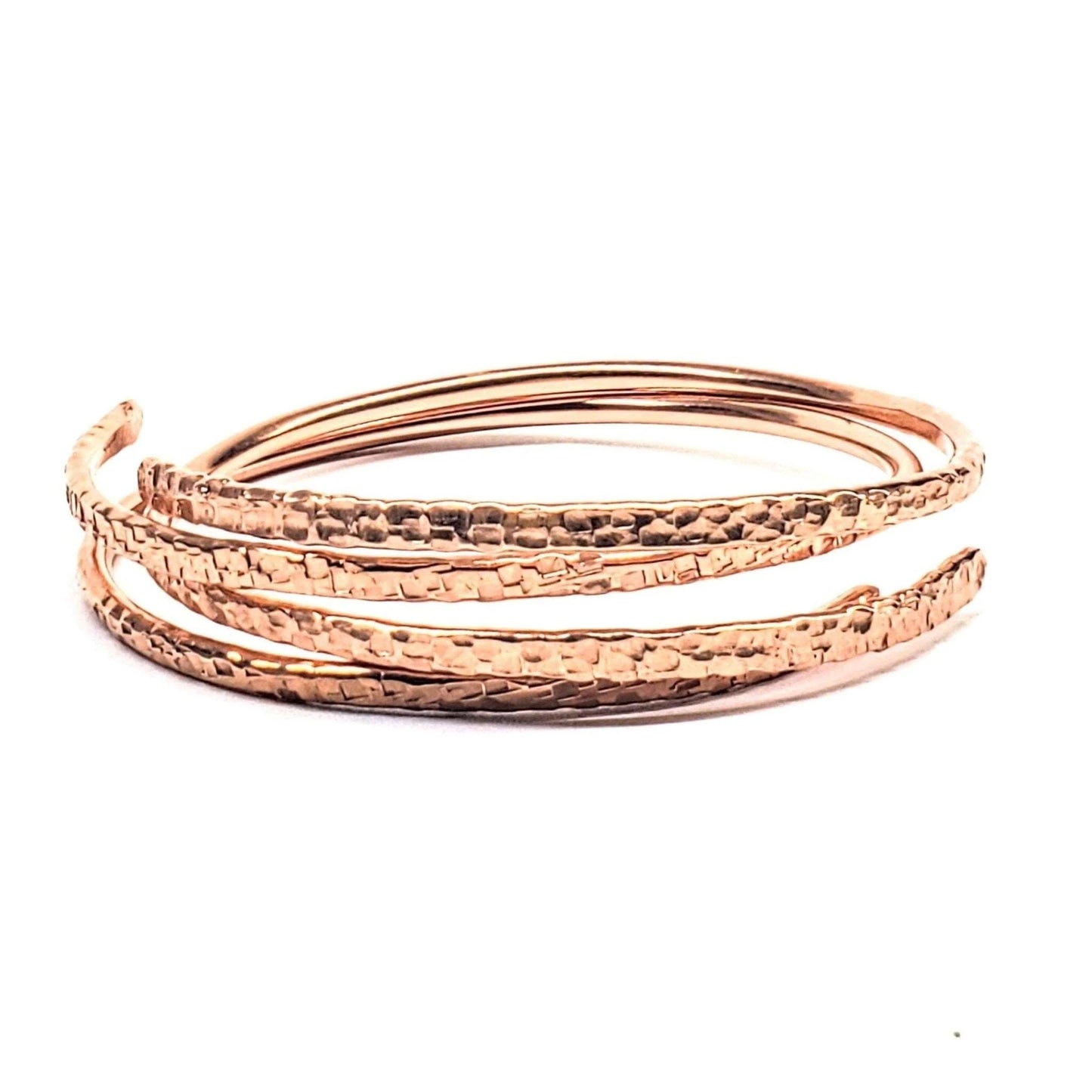 HarmonyLink Copper Bangle Set