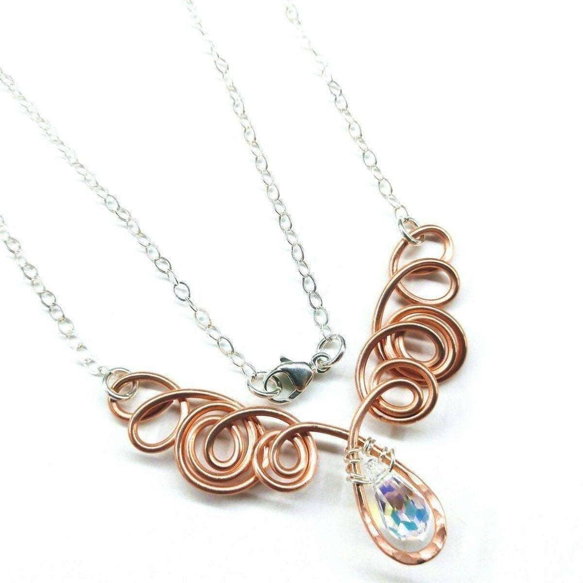 Wings ofGrace Copper Necklace 