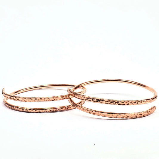 HarmonyLink Copper Bangle Set