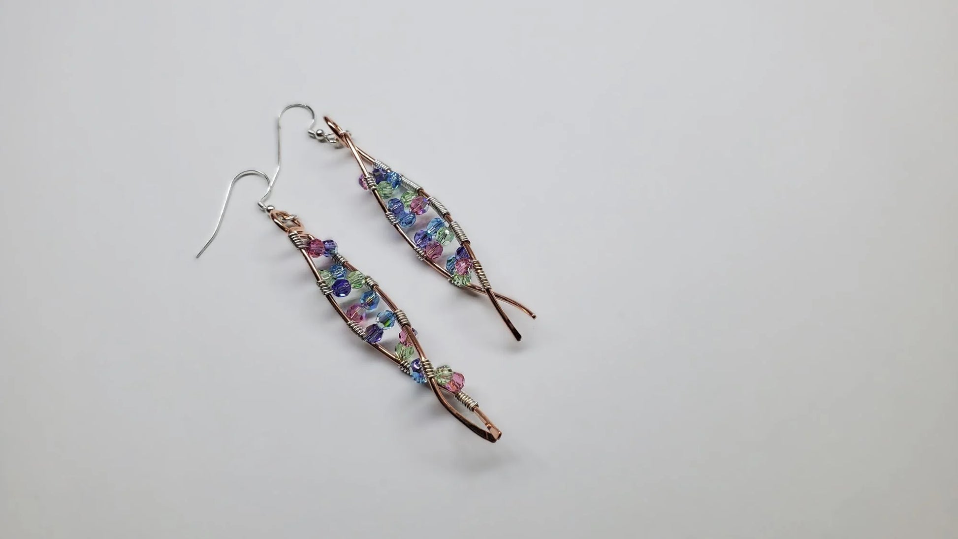 HelixGlow Crystal Earrings