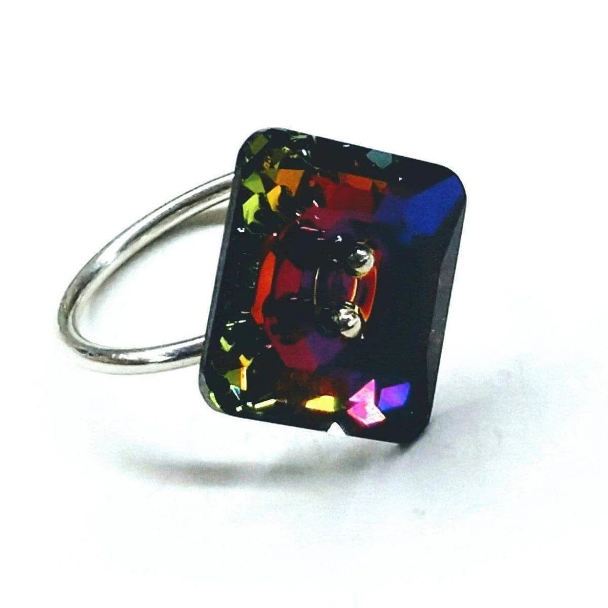 CelebrityGlow Volcano Crystal Ring