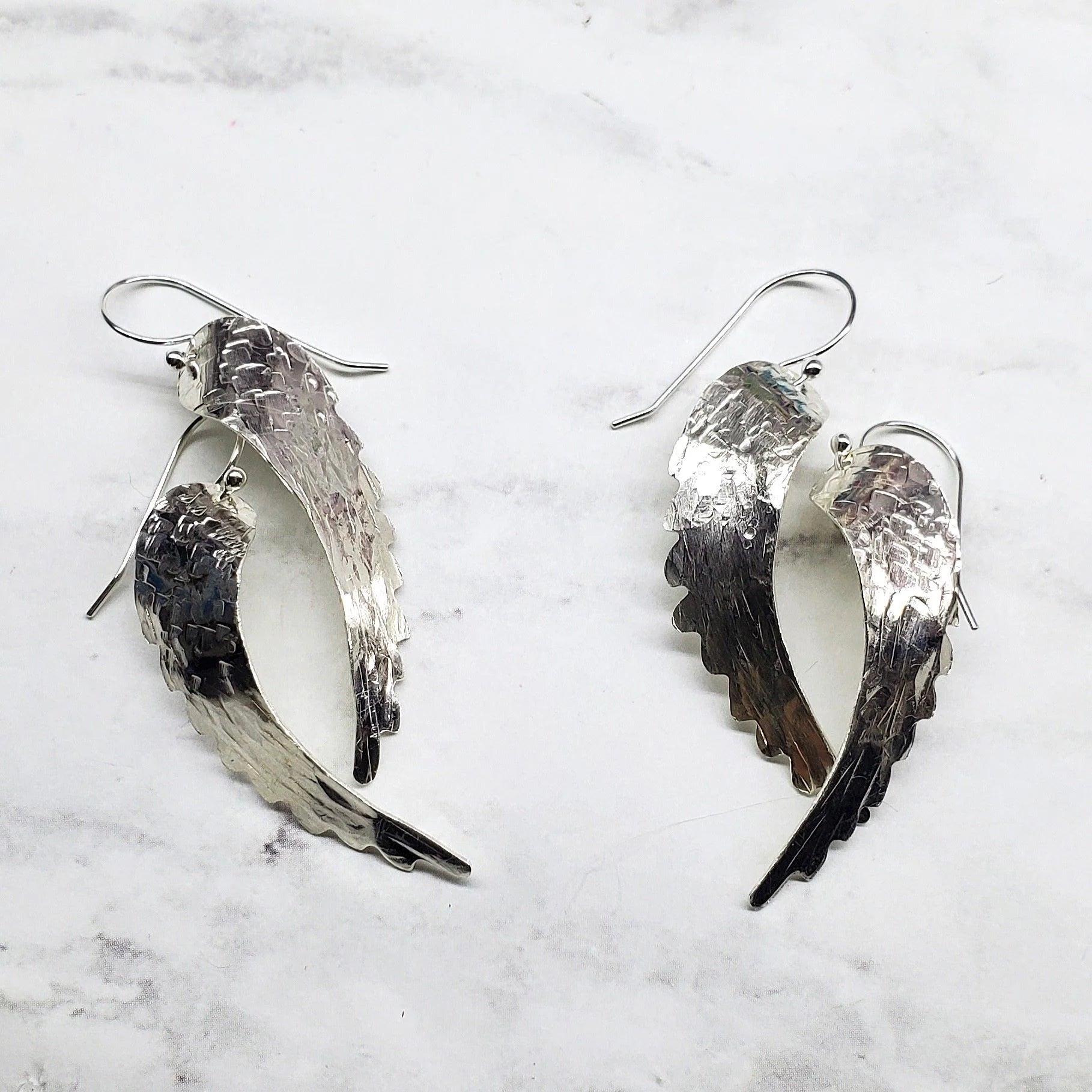 SilverWings - Angel Earrings