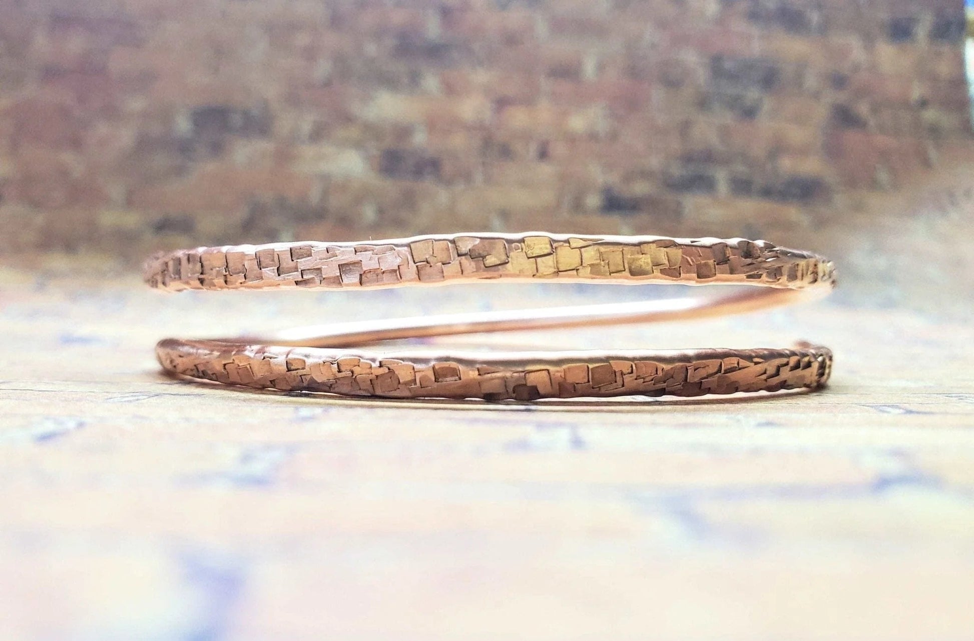 InfiniteBond Copper Bangle